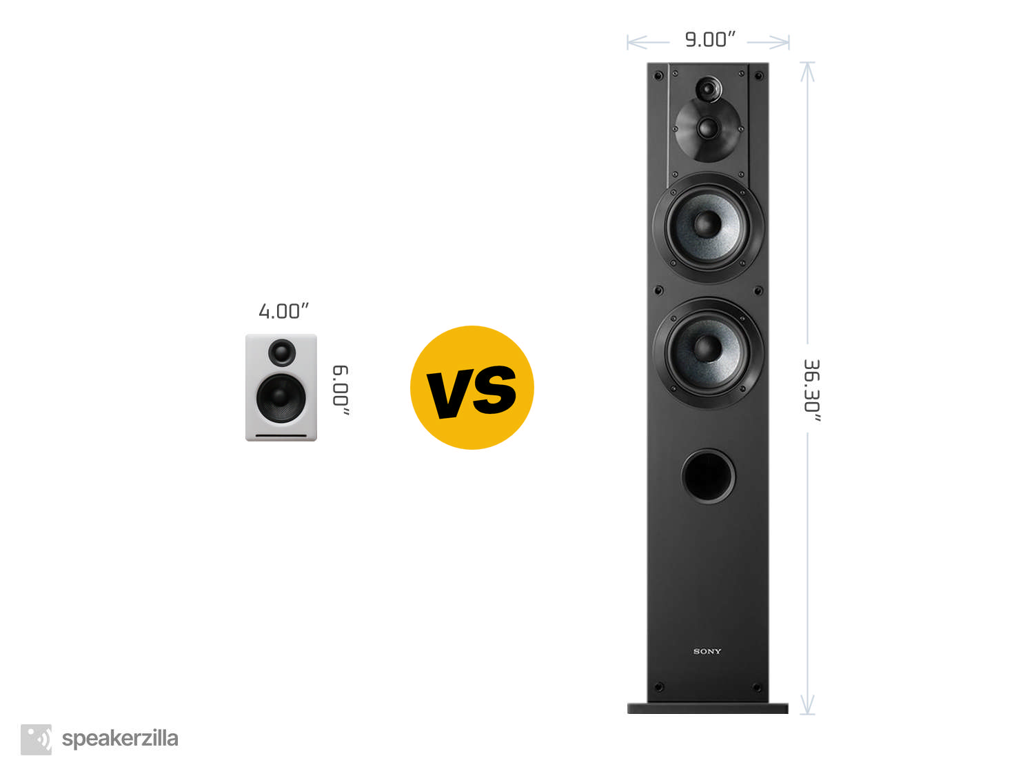 Audioengine A2+ Wireless Bluetooth Speakers vs. Sony SSCS3 3-Way Tower Speakers