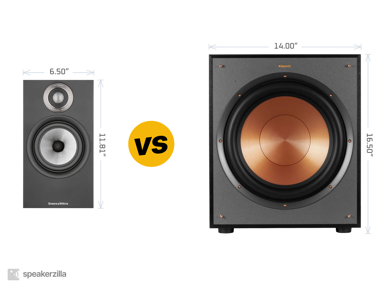 Bowers & Wilkins 607 S2 Anniversary Edition Speakers vs. Klipsch R-120SW Subwoofer